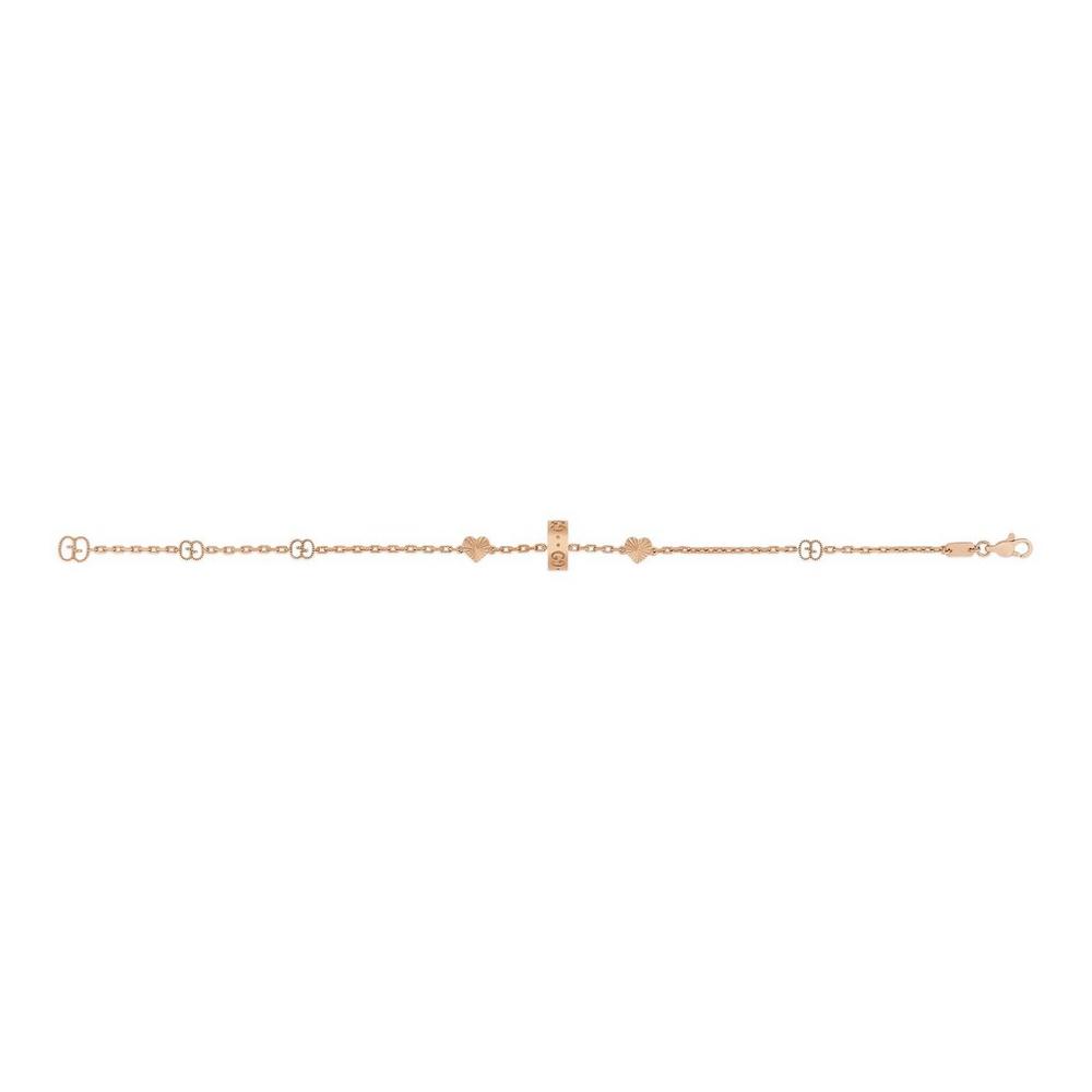 Gucci 18K Gold Icon Star Bracelet 7.5"