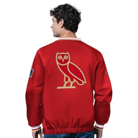 OVO 49ers Starter Trainer Pullover Jacket