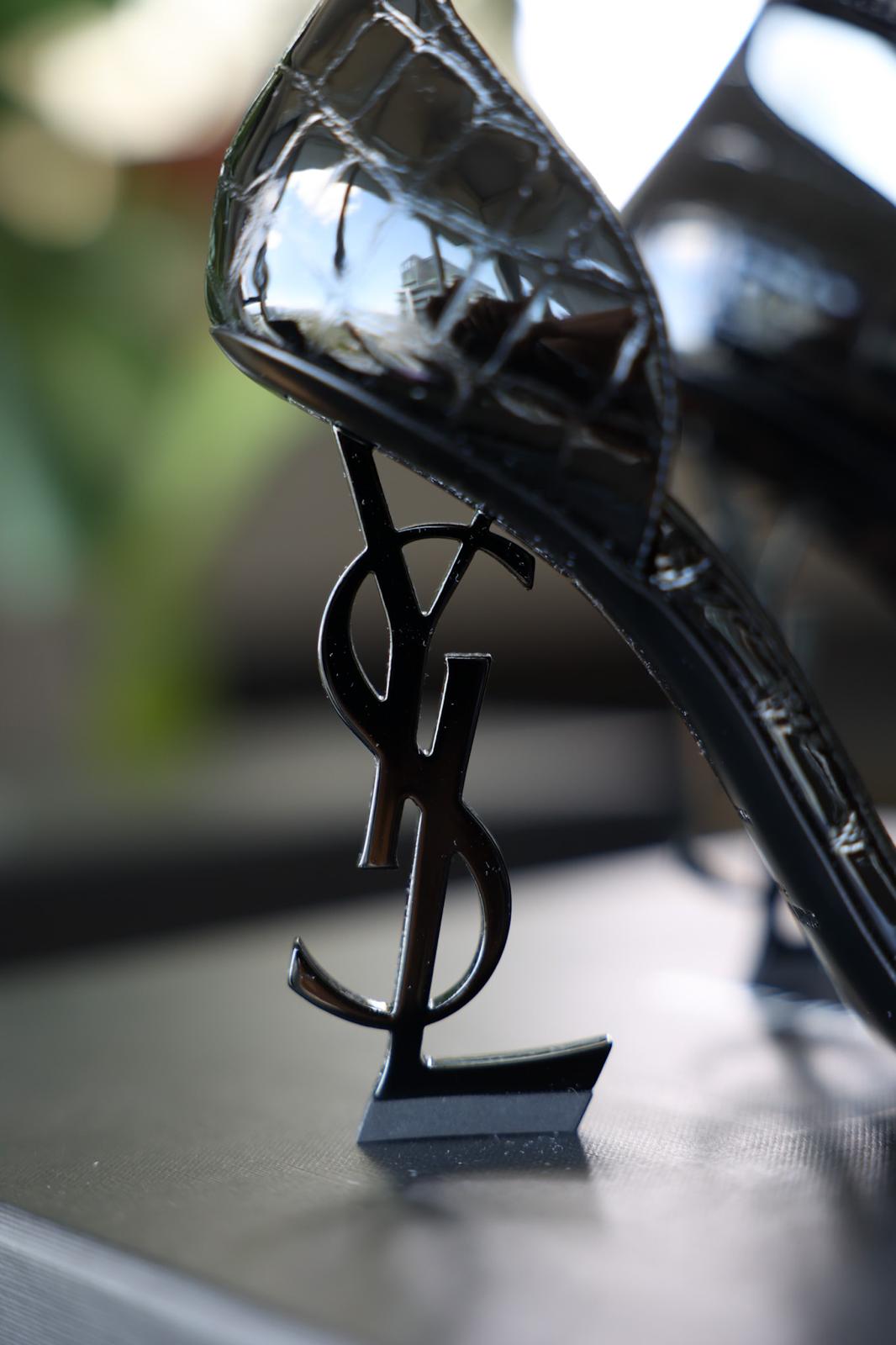 YSL OPYUM Croc Heels