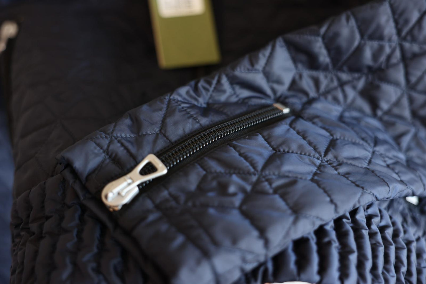 Gucci 715540 GG fabric quilted jacket 48 (180)  Navy Mens