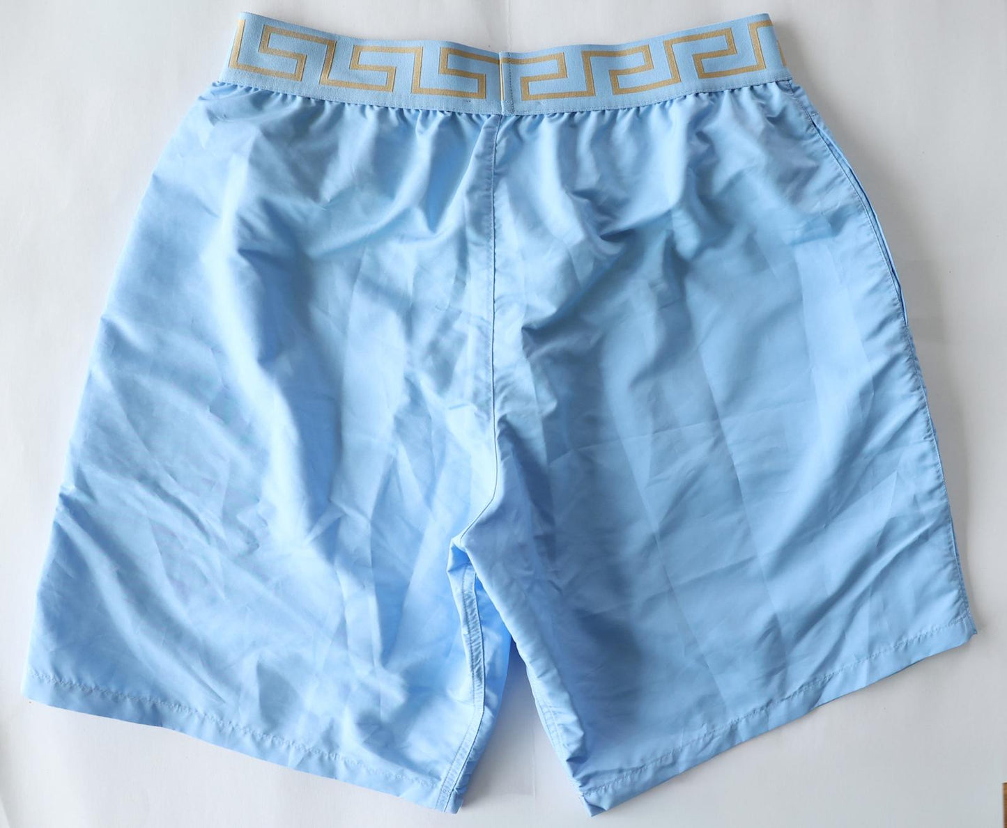 Versace Light Blue Swim Shorts