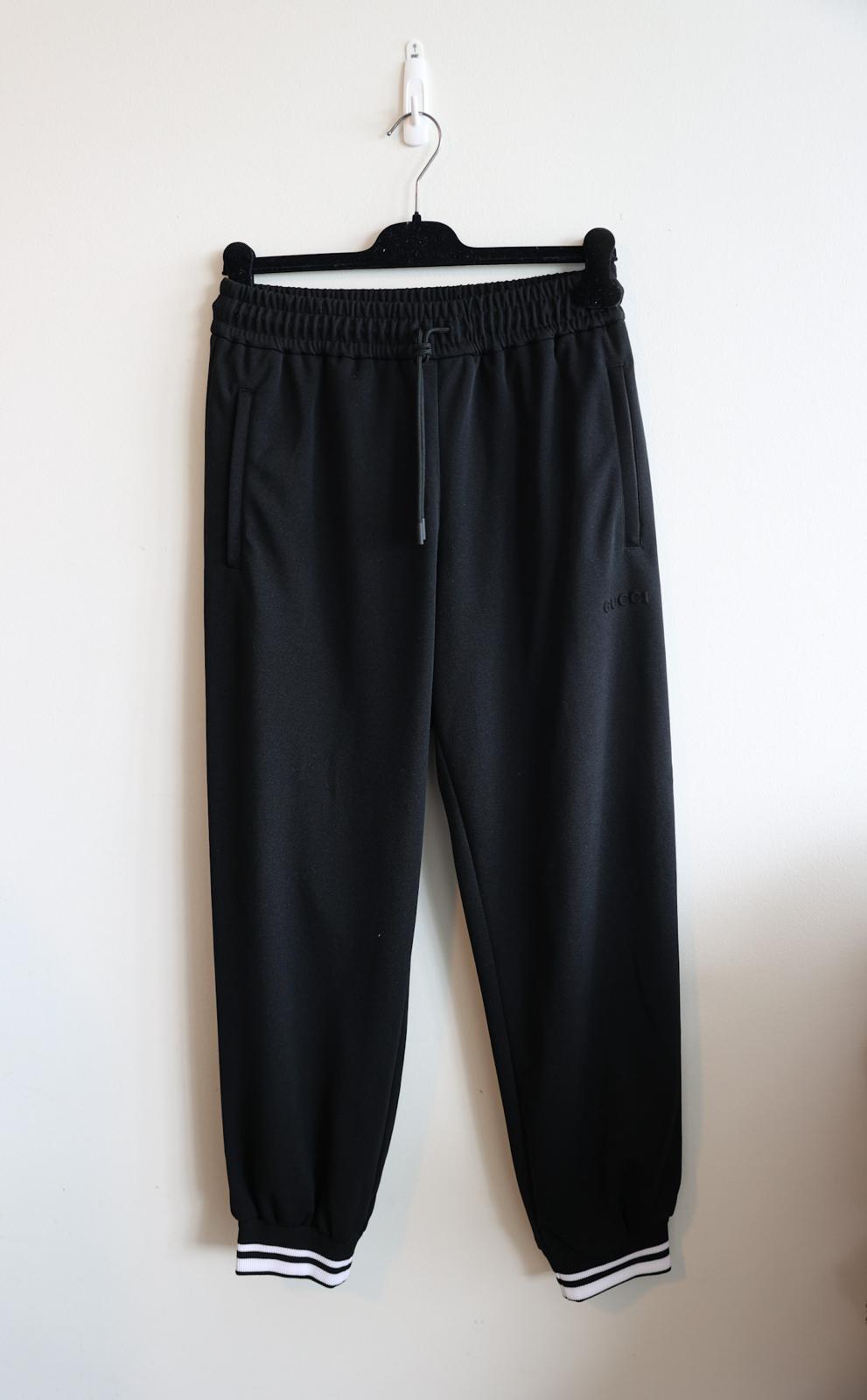Gucci Women's Black Jersey Pants