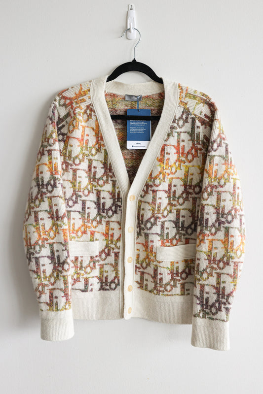 Dior Oblique Logo Cardigan