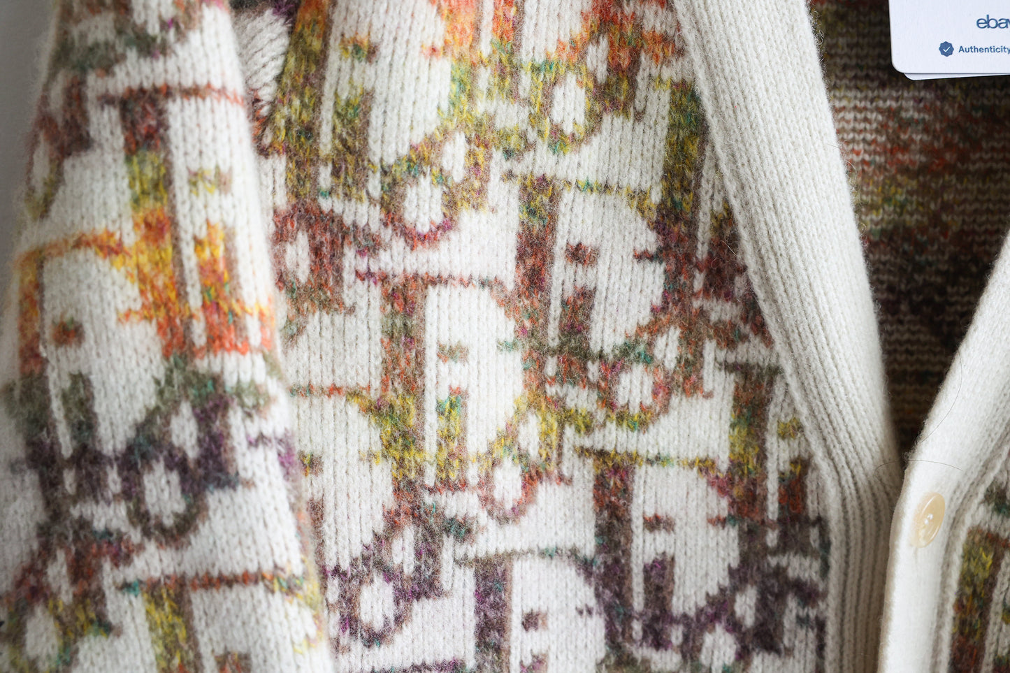Dior Oblique Logo Cardigan