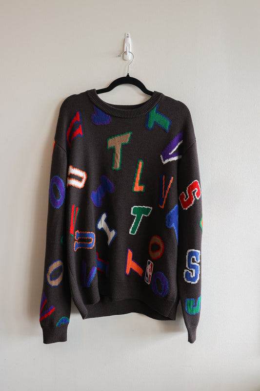 Louis Vuitton x NBA Letters Crewneck