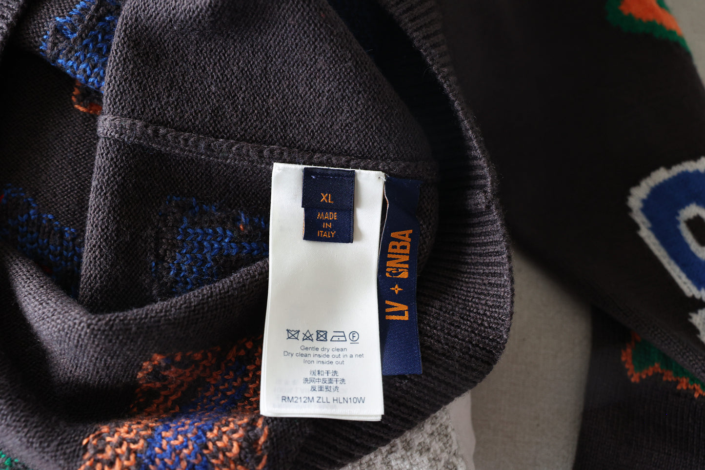 Louis Vuitton x NBA Letters Crewneck