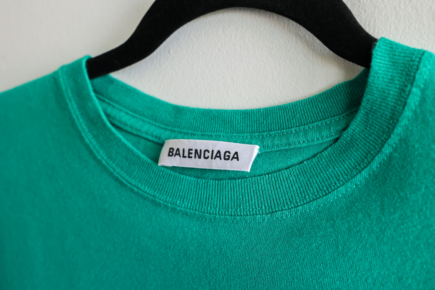 Balenciaga Green BB Logo T-Shirt