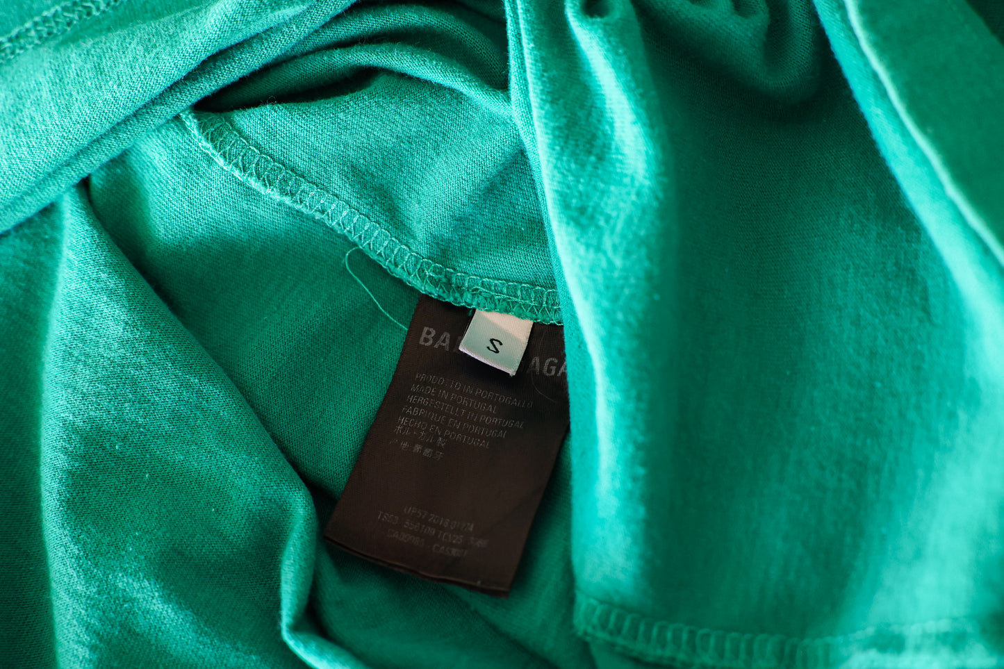 Balenciaga Green BB Logo T-Shirt