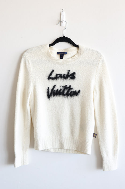 Louis Vuitton Cursive Signature Cashmere Pullover