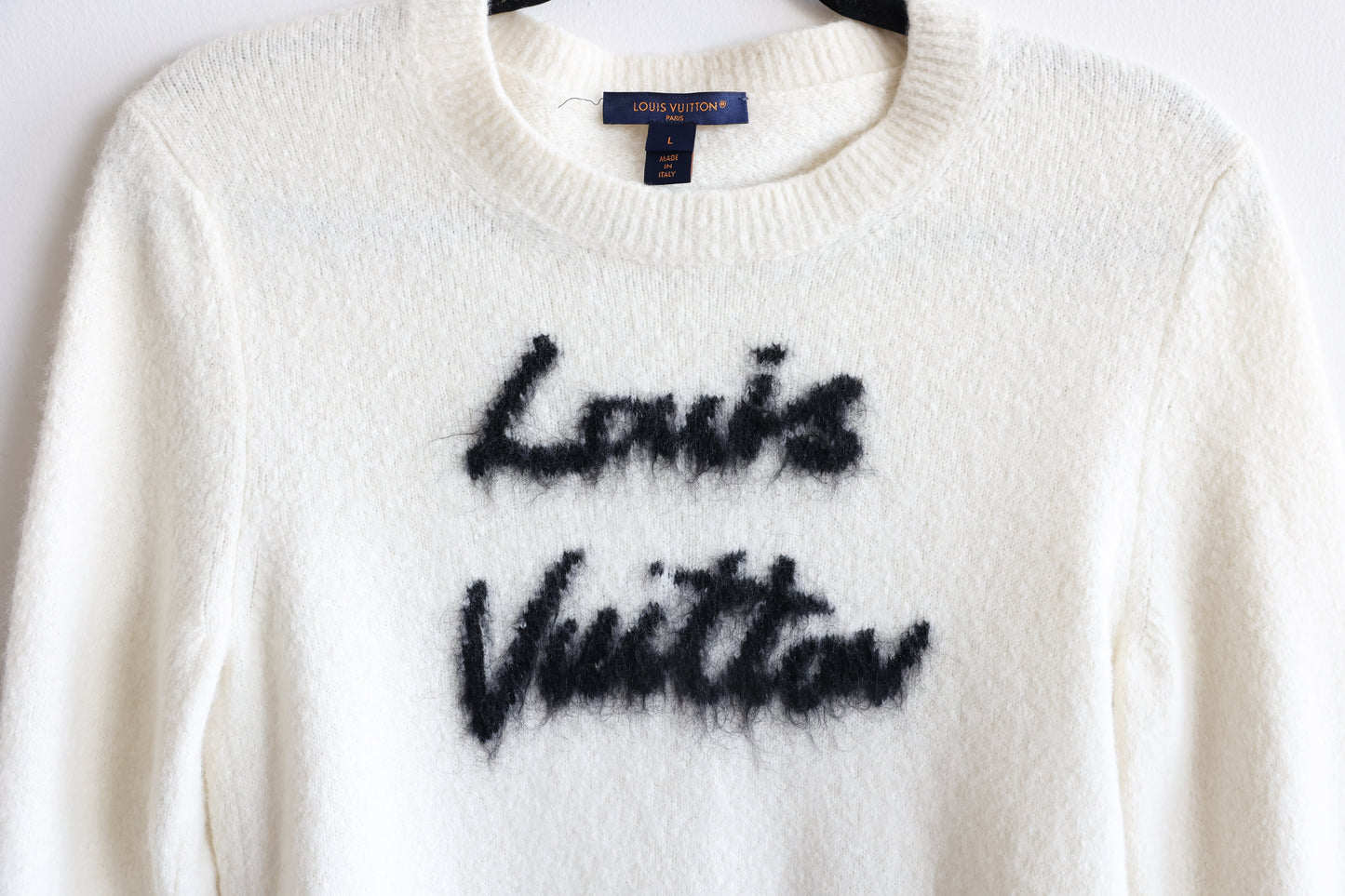 Louis Vuitton Cursive Signature Cashmere Pullover