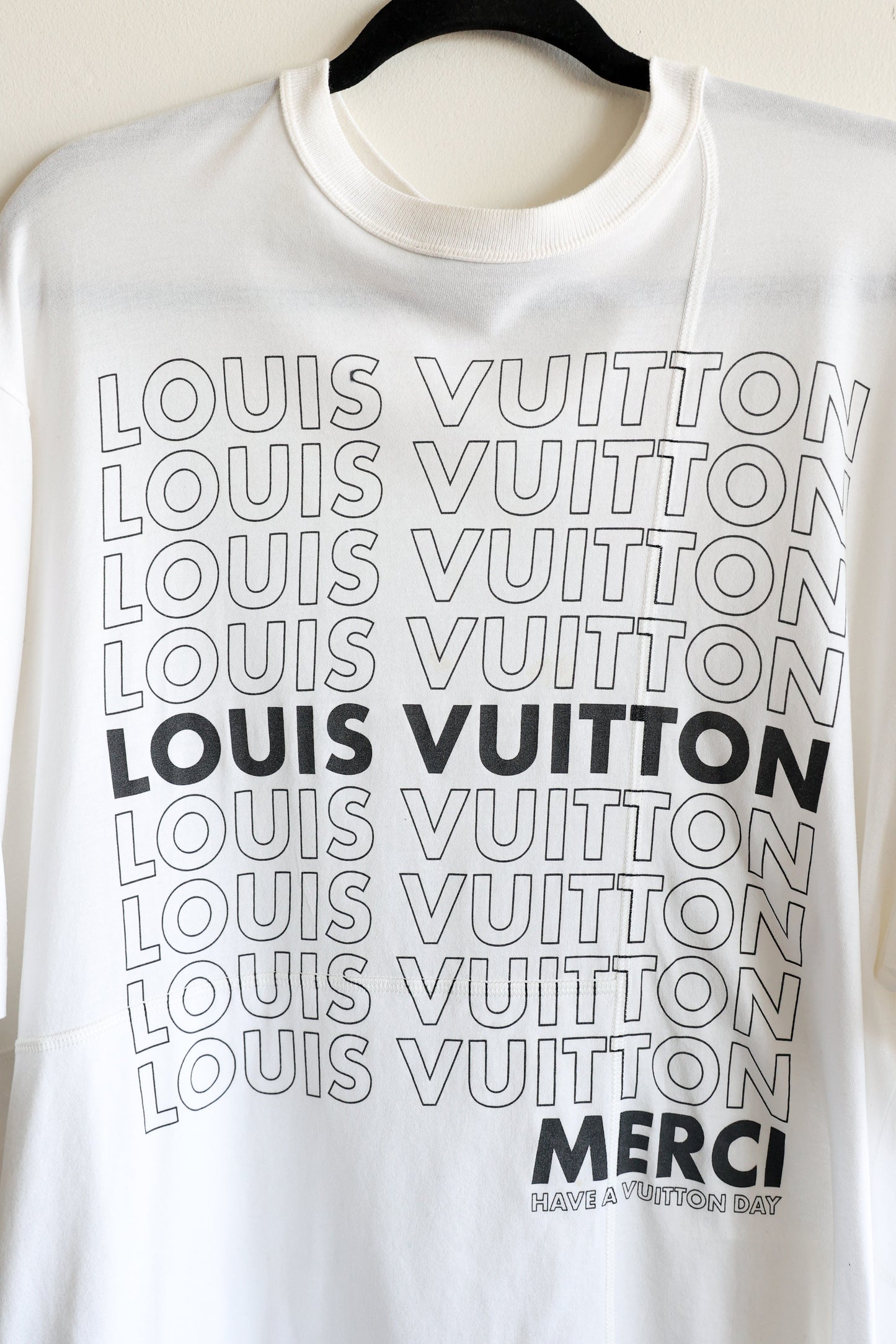 Louis Vuitton "Merci Have A Vuitton Day" Oversized Tee