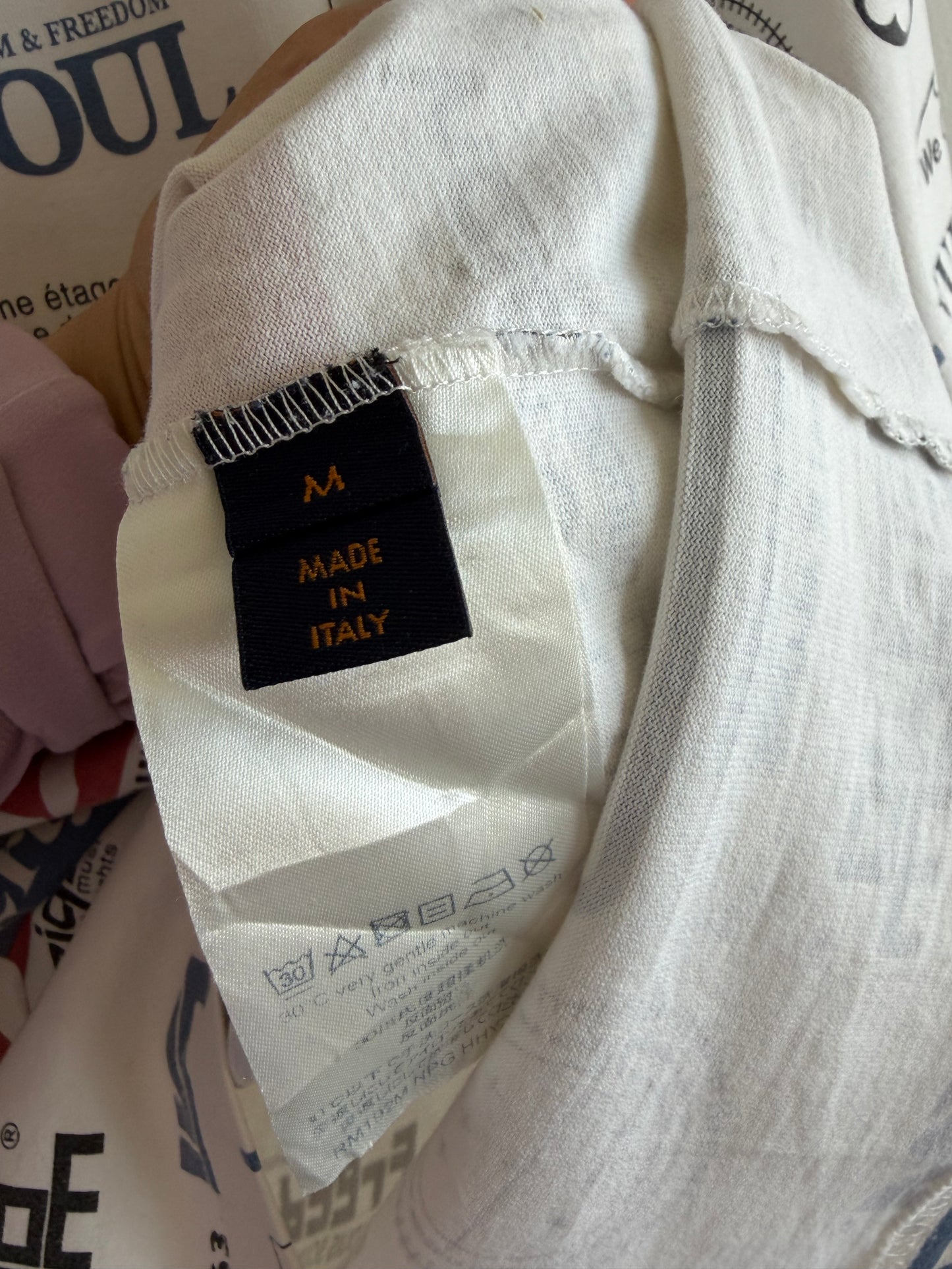 Louis Vuitton All Over Logos Printed Tee