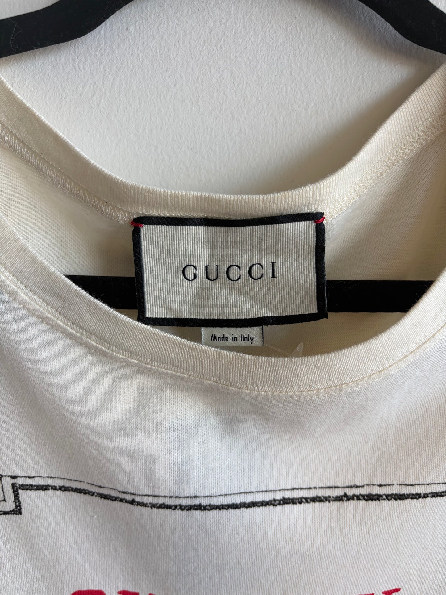 Gucci Hypnotism Print Jersey T-shirt