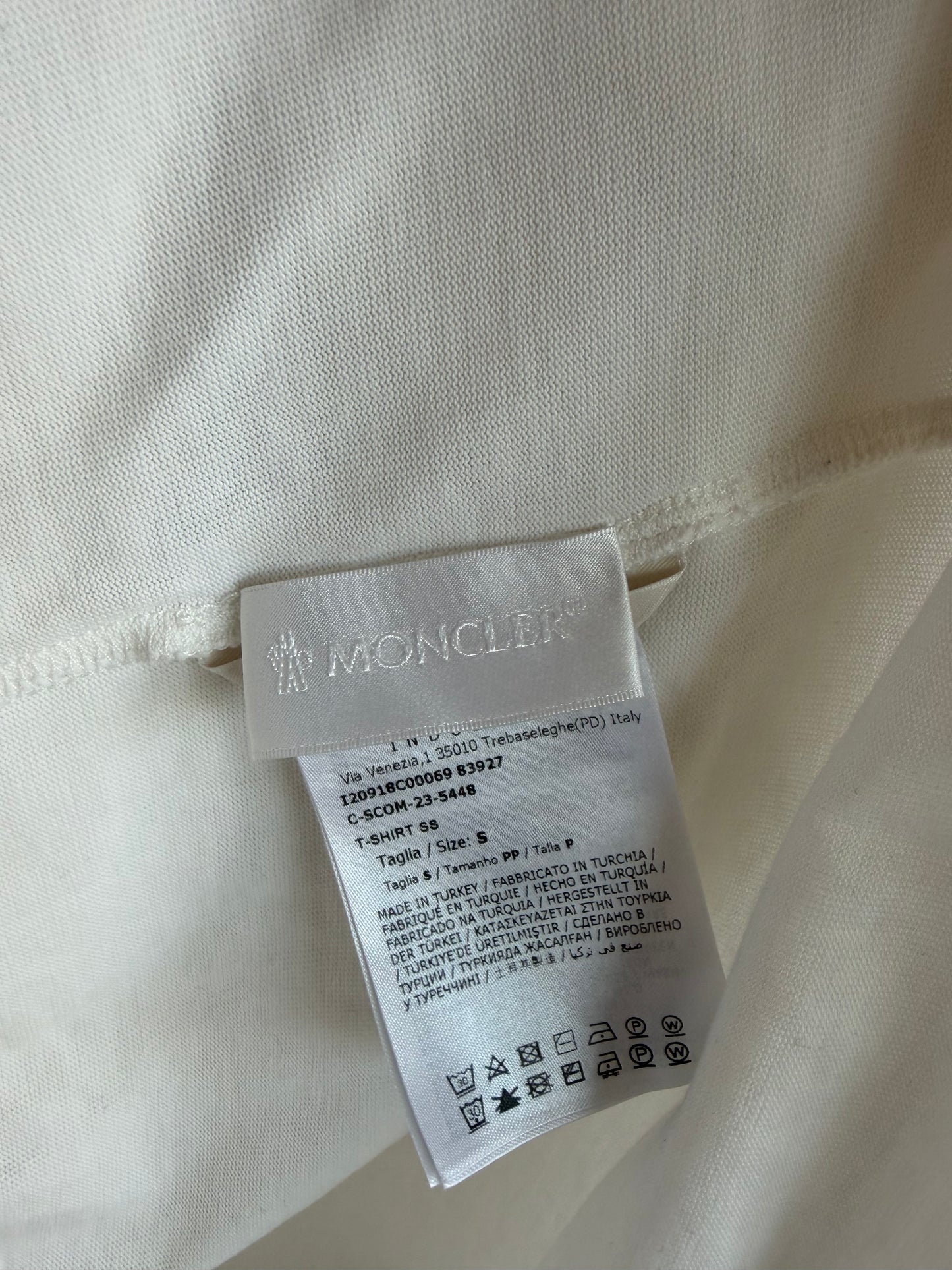 Moncler White T-shirt
