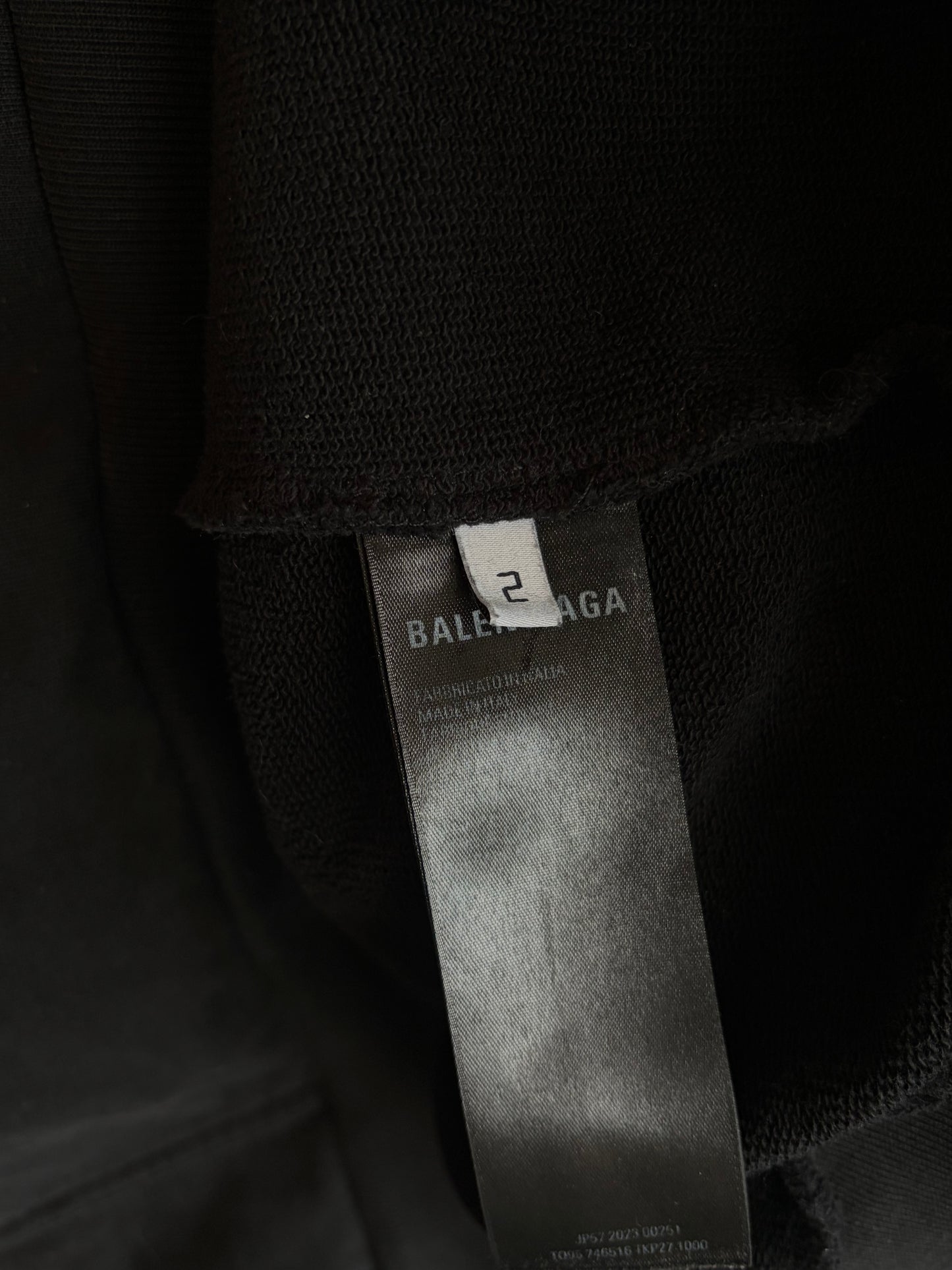 Balenciaga Hoodie Crystal Embellishment BB