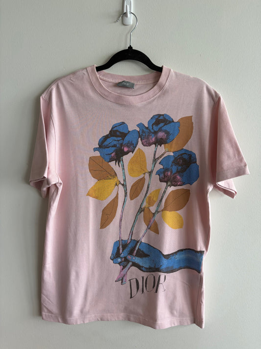 Dior x Alex Foxton Rose T-Shirt