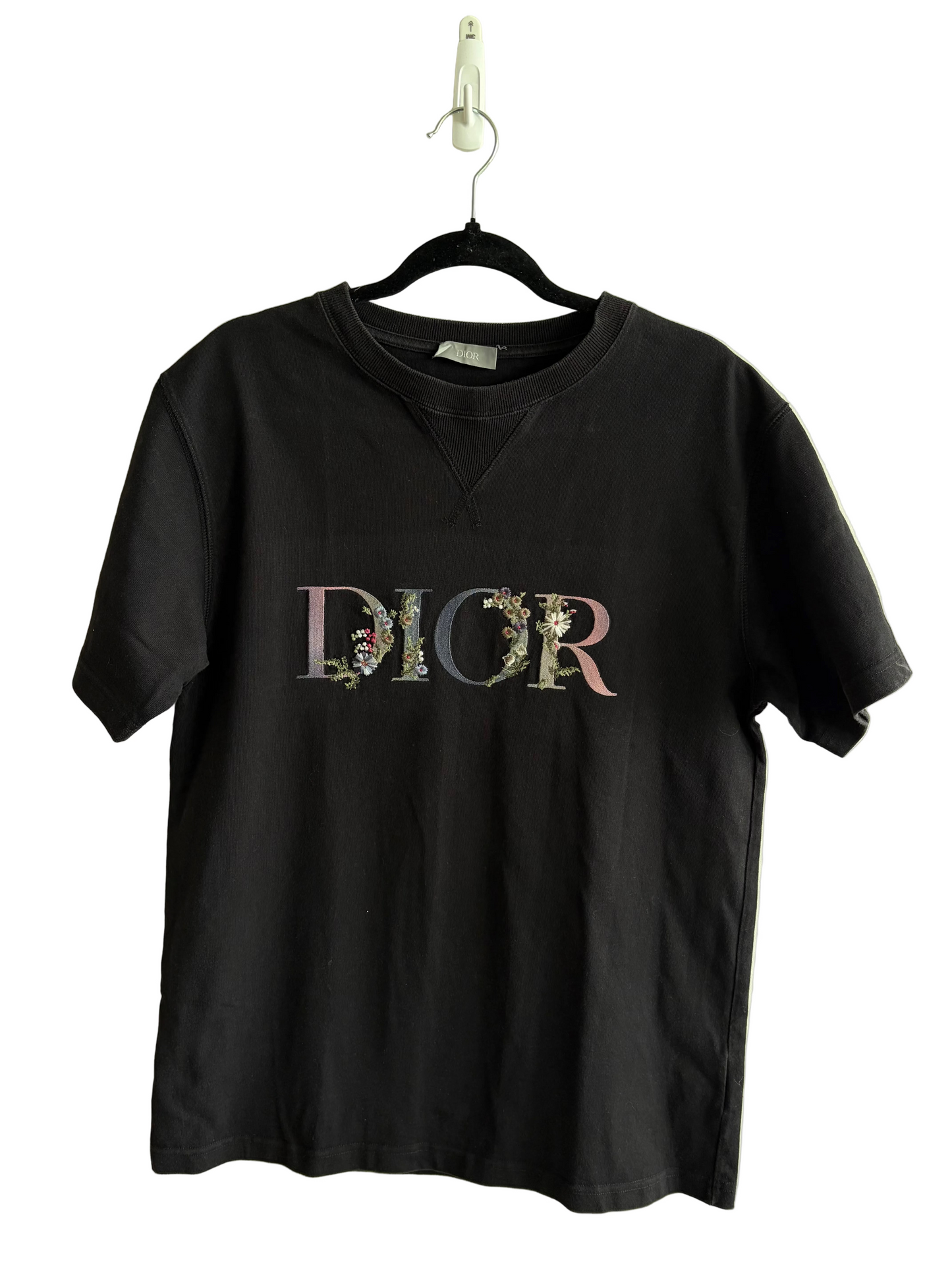 Dior Floral Embroidered T-Shirt