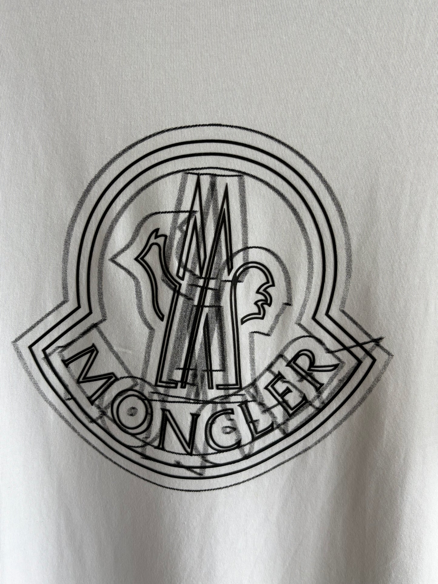 Moncler Blurred Logo T-Shirt