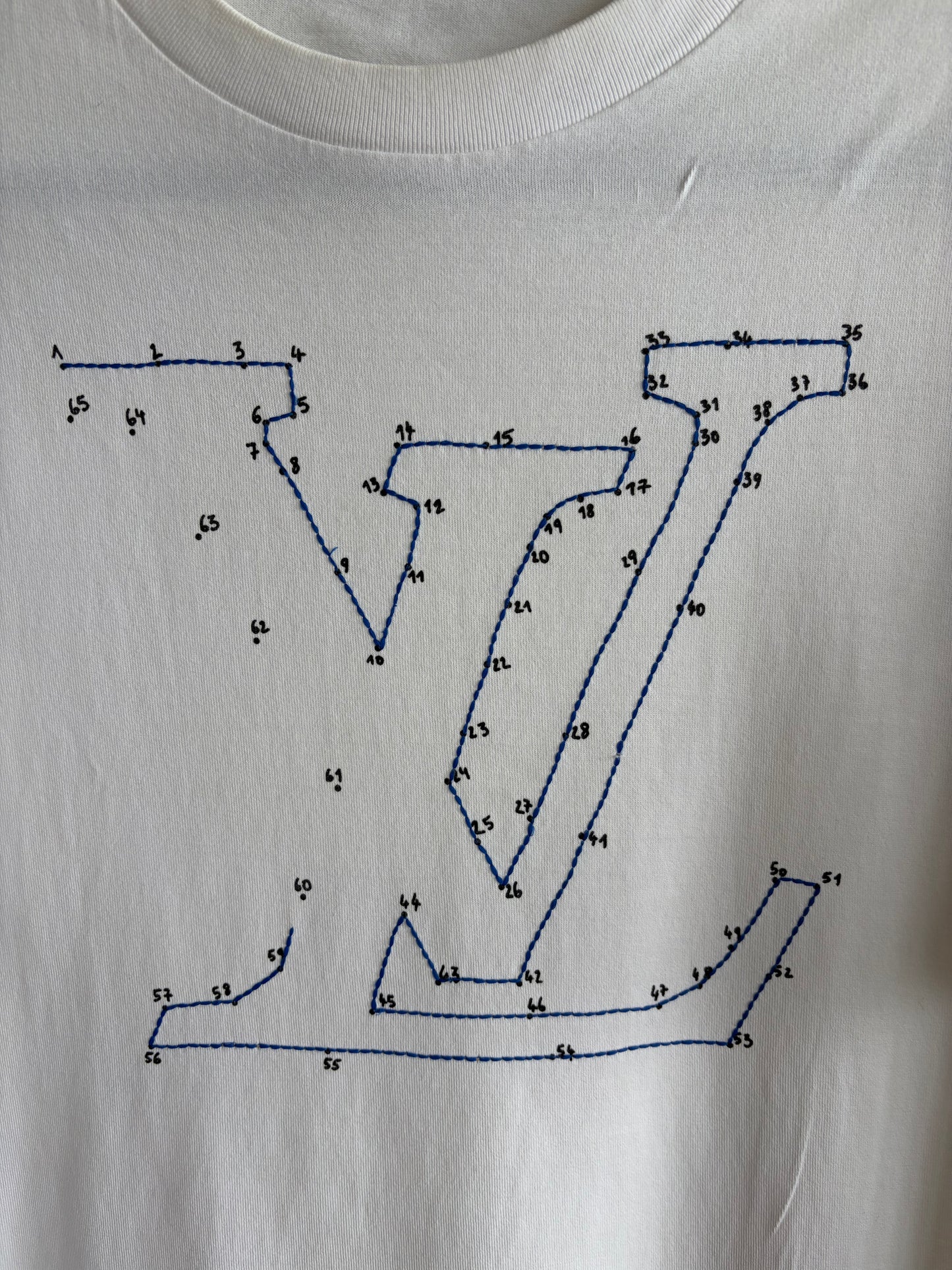 Louis Vuitton "LV Stitch" t-shirt