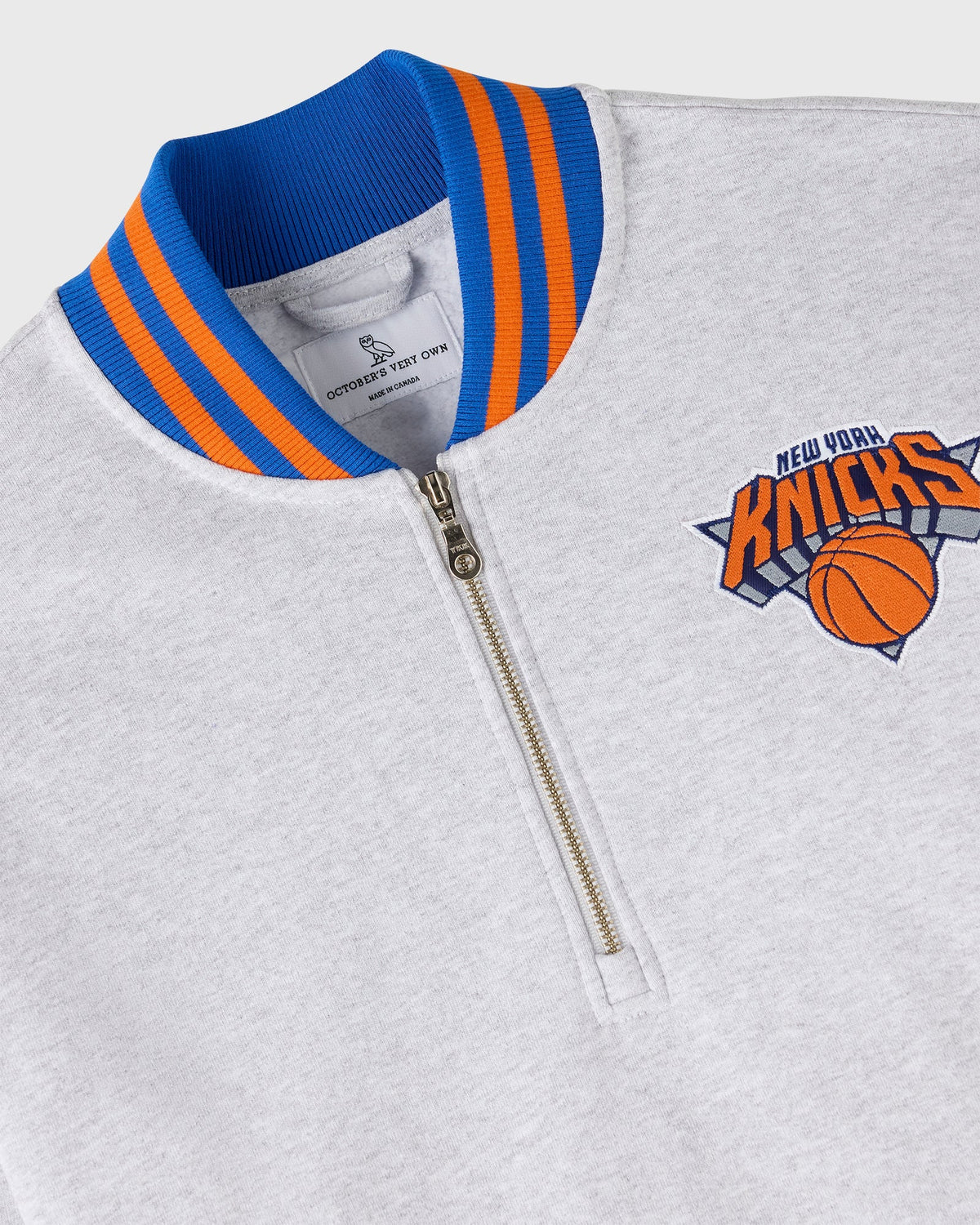 OVO Zip Mock Neck Knicks