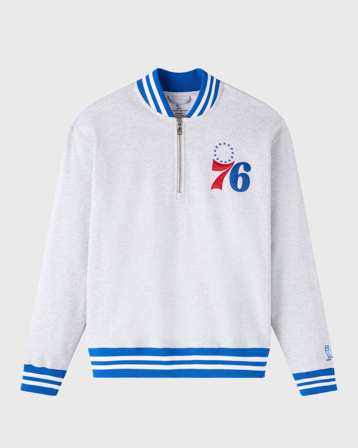 OVO Zip Mock Neck 76ers