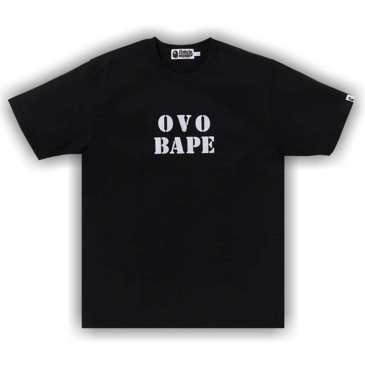 BAPE x OVO Tee Black