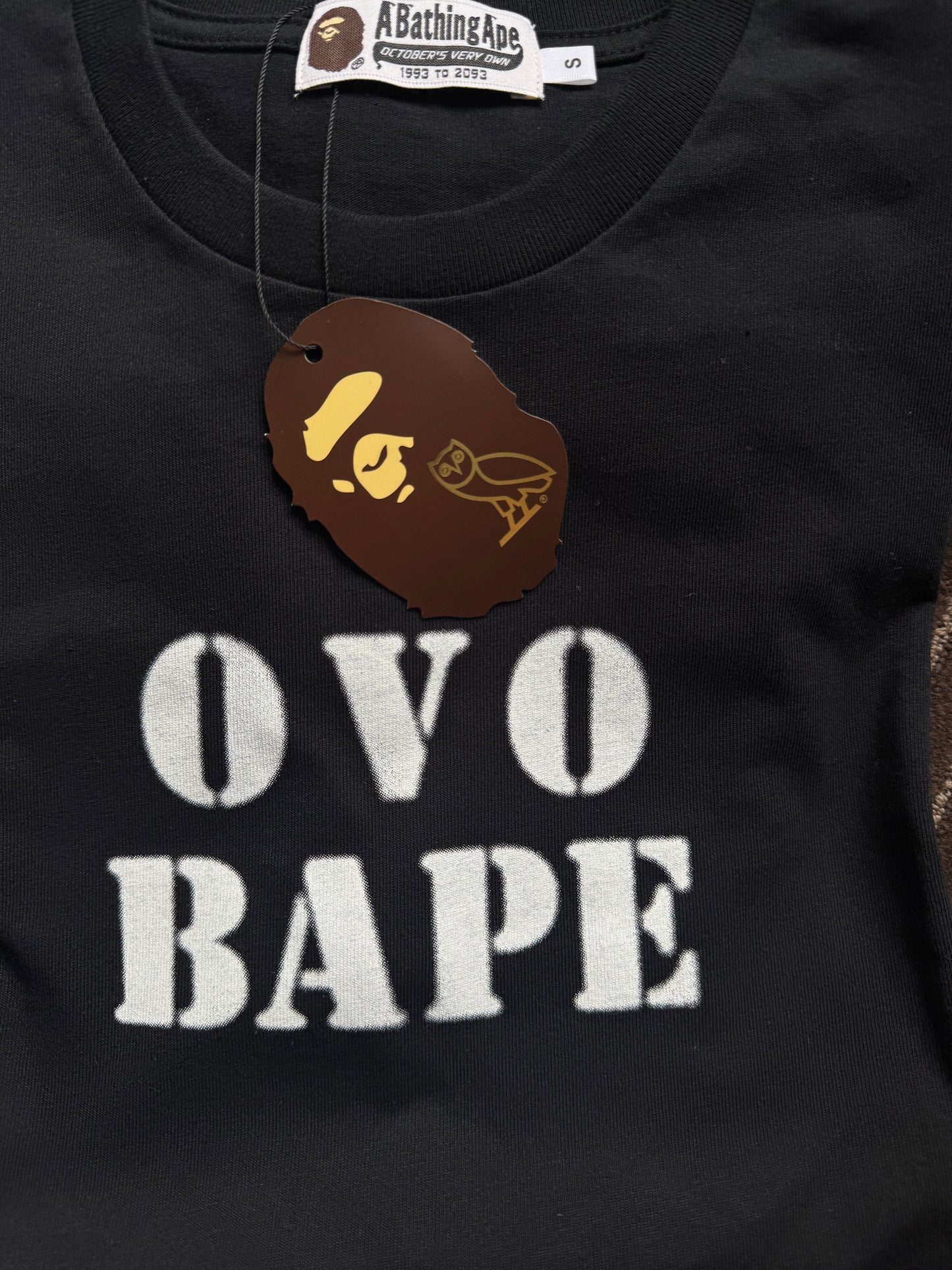 BAPE x OVO Tee Black