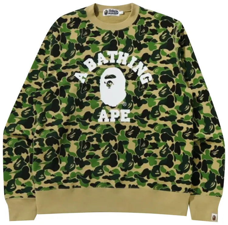 BAPE ABC Camo College Wide Crewneck Woman’s