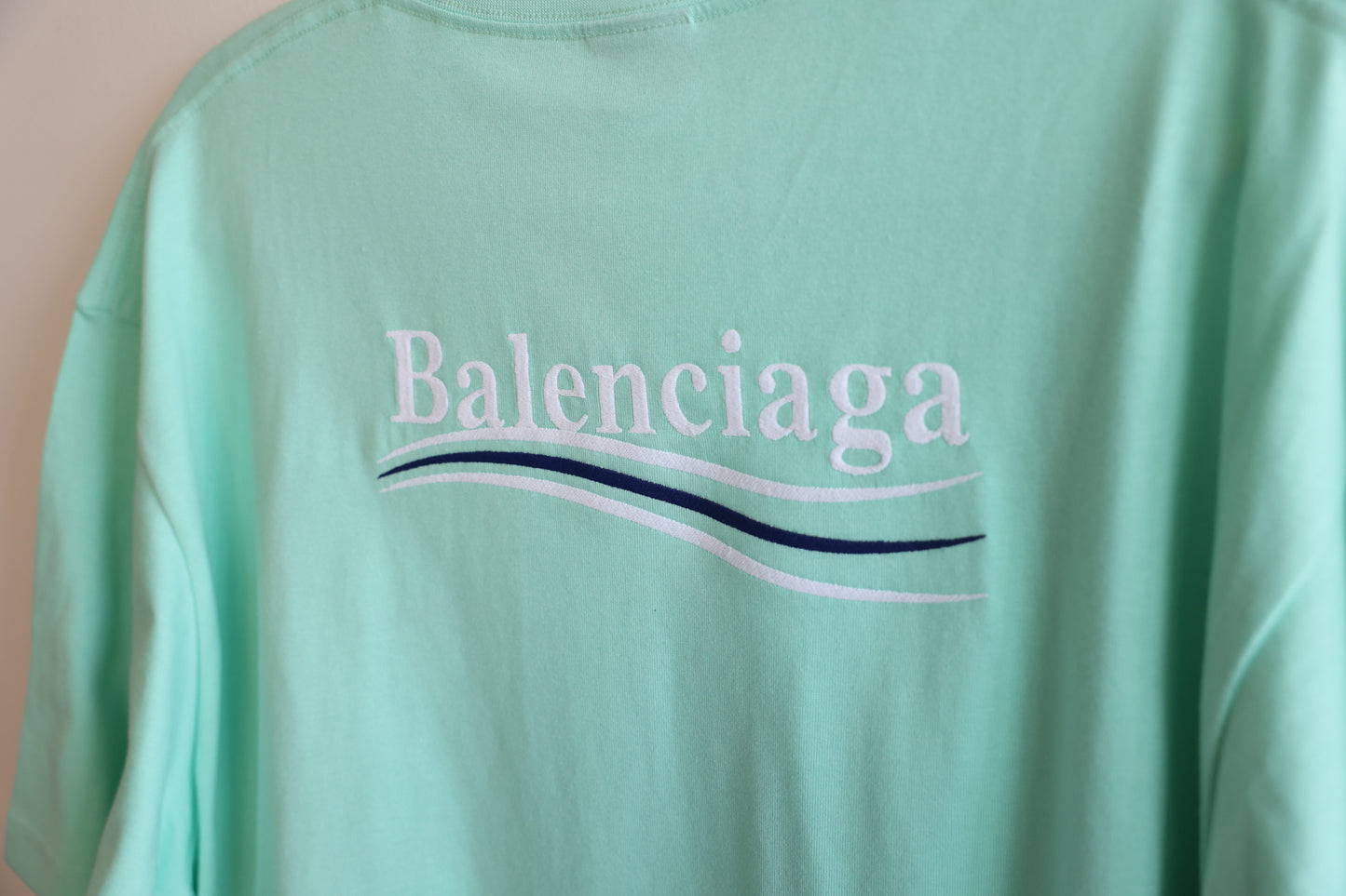 Balenciaga Political Campaign T-Shirt Mint