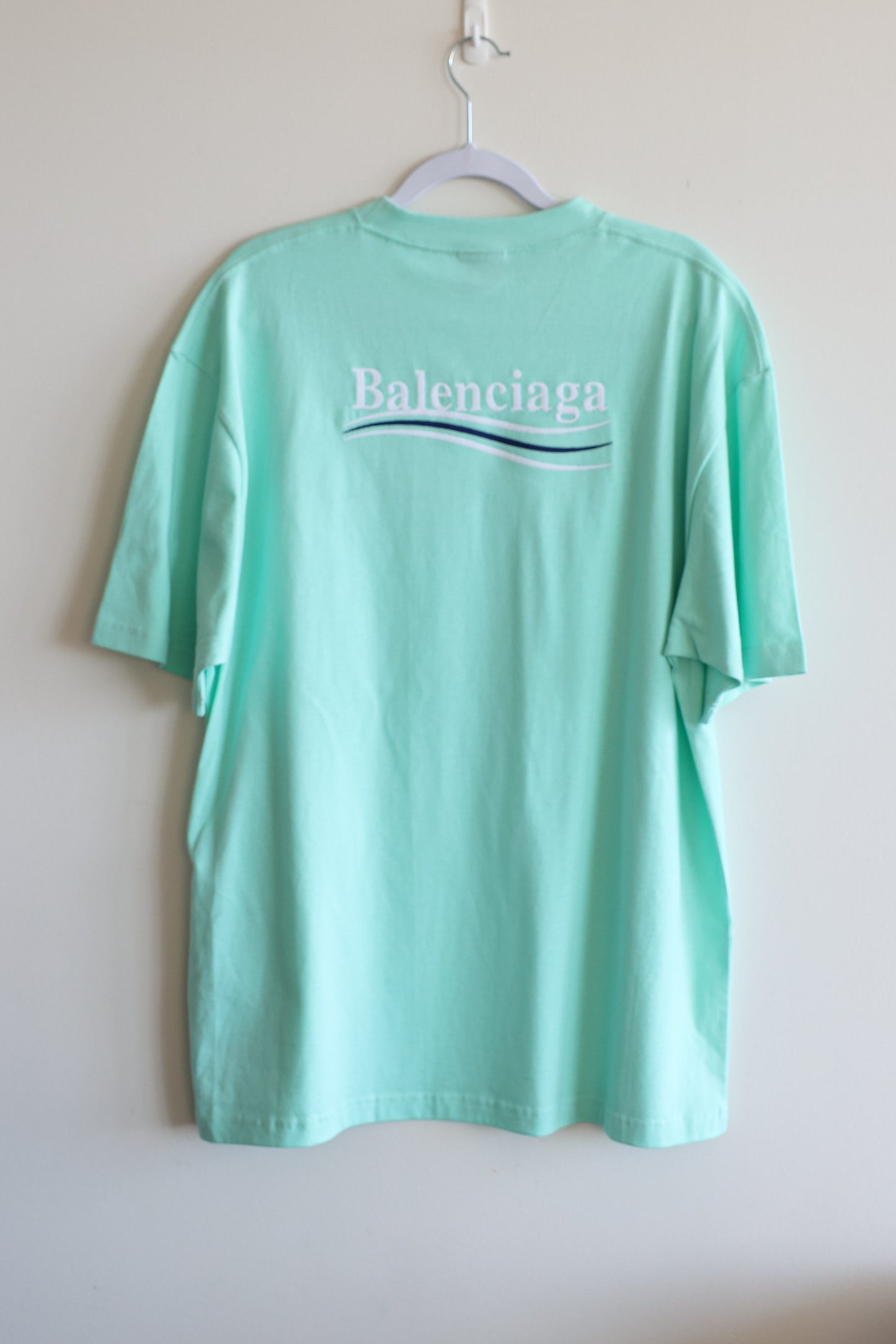 Balenciaga Political Campaign T-Shirt Mint