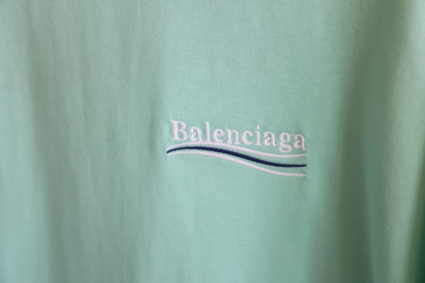 Balenciaga Political Campaign T-Shirt Mint
