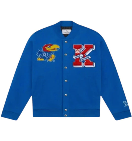 OVO Varsity Jacket Kansas Jayhawks