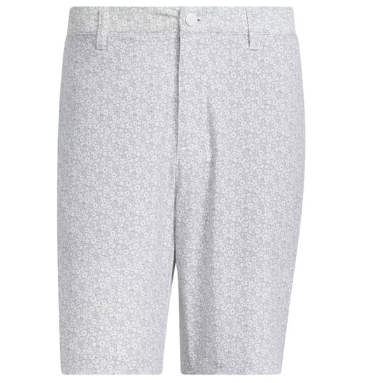 Adidas Mens Golf Shorts Floral Pattern White Gray New Ultimate