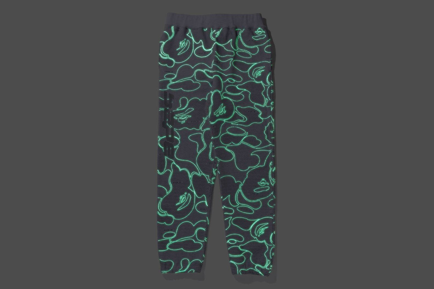 BAPE Text Code Camo Sweatpants 'White'