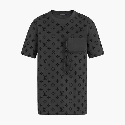 Louis Vuitton Black Monogram Pocket T-Shirt