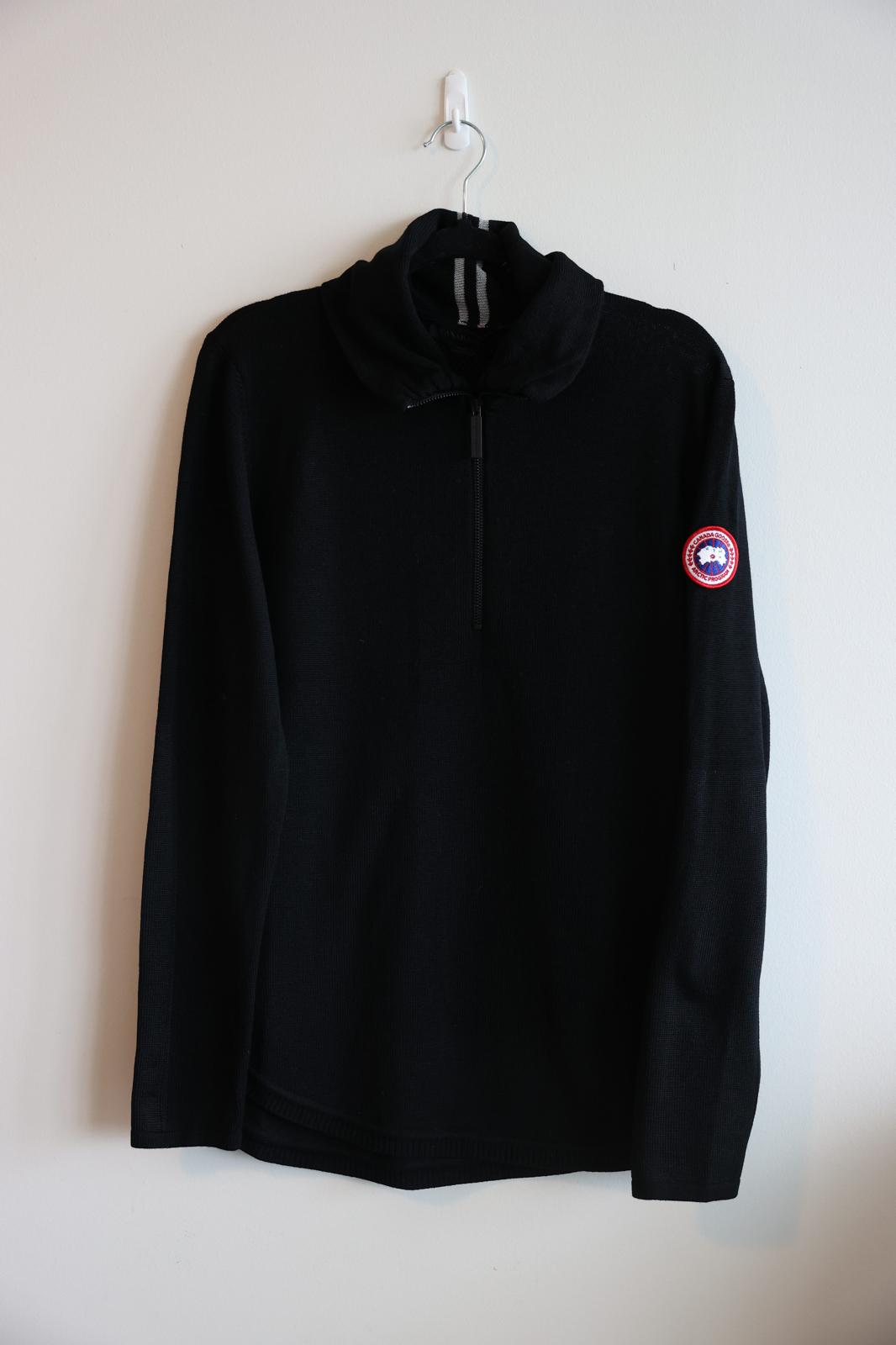 Canada Goose Fairhaven 1/4 Zip Sweater Black
