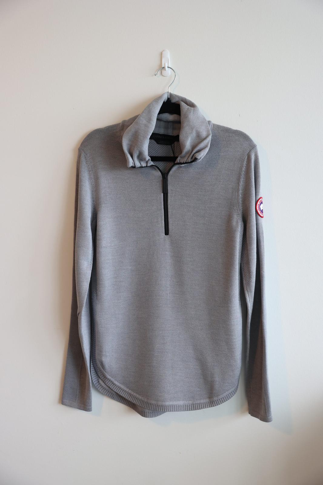 Canada Goose Fairhaven 1/4 Zip Sweater Gray