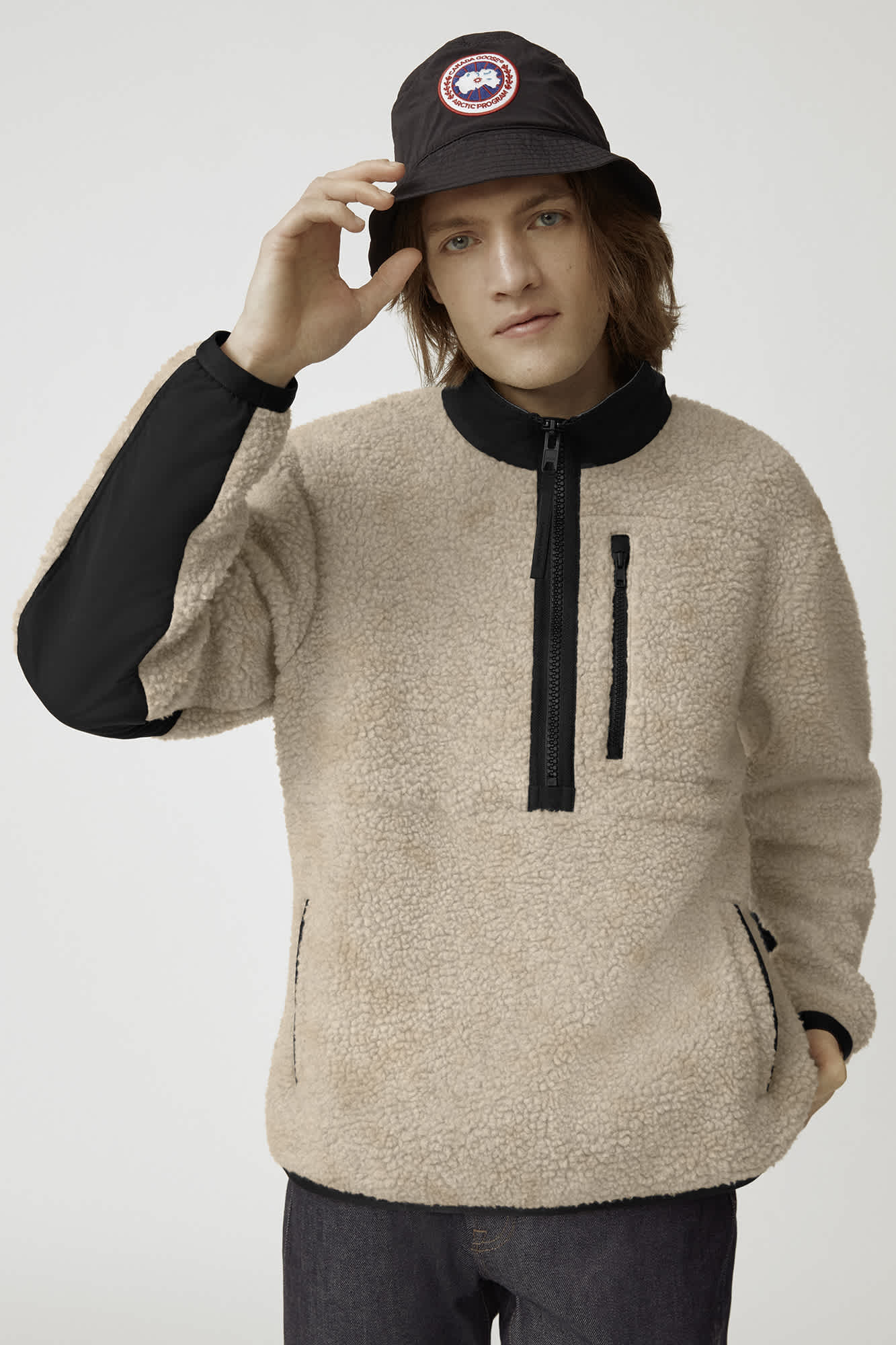 Canada Goose Renfrew Fleece Pullover Light Tan