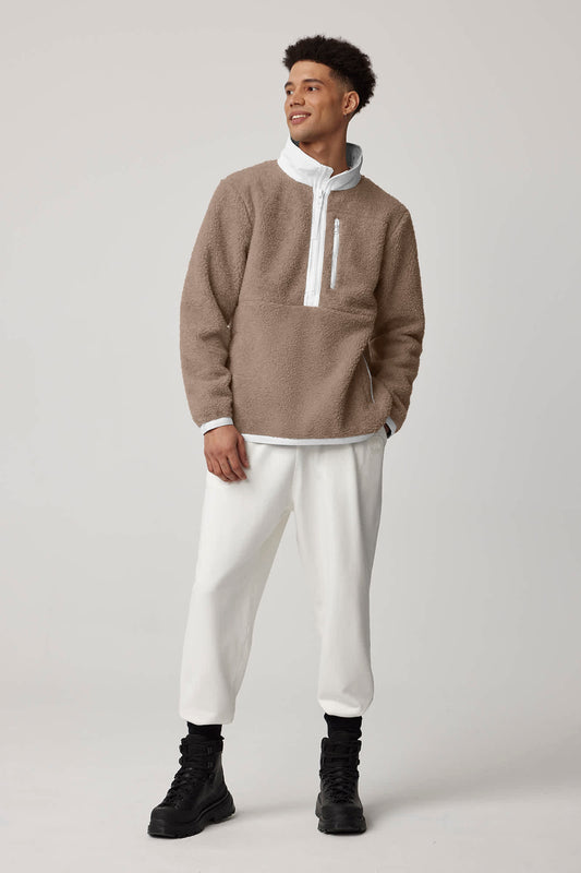 Canada Goose Renfrew Fleece Pullover Tan
